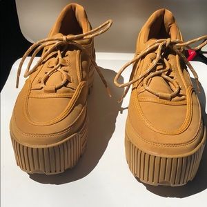 bershka platform sneakers
